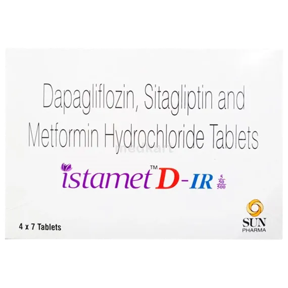 istamet d ir 5/50/500mg tablet 7's